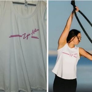 ZYIA WHITE SOUTH BEACH TANK